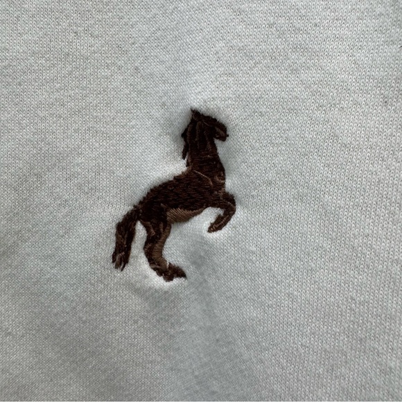 Maeve by Anthropologie Puff Sleeve Embroidered Horse Sweatshirt XS - Picture 5 of 10